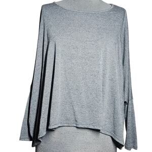 Gray Oversize Top Size Small